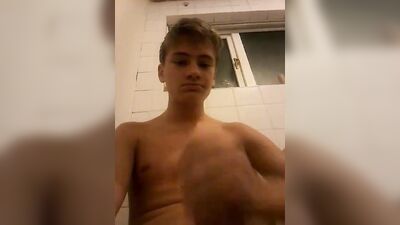 Unhappy But Horny: Gay Web Cam Solo Turned Porn