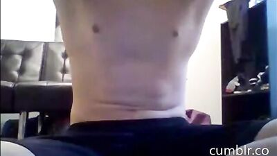 Gay Porn: Real Smooth Bitch Handjob Cum Shots Masturbation