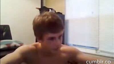 Gay Porn: Real Smooth Bitch Handjob Cum Shots Masturbation