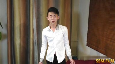 Asian Twink Exposing His Six-Pack Abs and Shaking his Hips in the Spotlight - Milk - Condensed