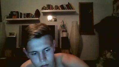 Naked German Webcam Boy: Exclusive Handjob Solo Straight Boys Video!