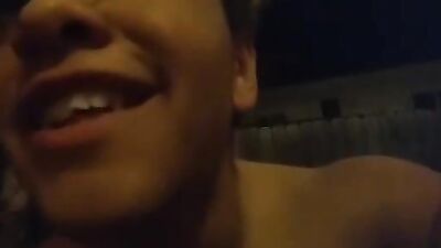 Twink Dwarf Jerks in Backyard Passion! - Gay Porn Video.