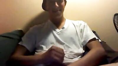 Gay Skater Boy Cum-Shots: Web Cam College Jerk-Off Adventure