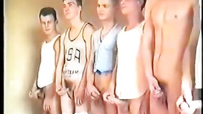 Gay Porn: 7 Boys Jizz - A Hot and Steamy Gangbang with a Twist!