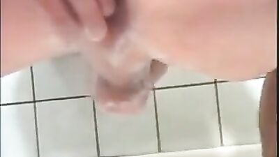 Double Dildo Anal Fucking With Two Old Men!