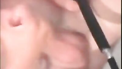 Double Dildo Anal Fucking With Two Old Men!