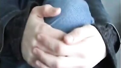 Blond Hair Blue Eyes wank and shoot