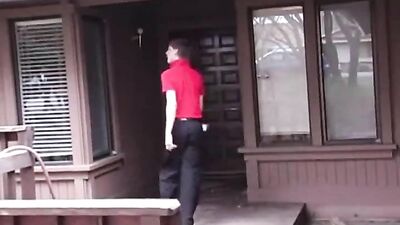 The Pizza Boy Gets Paid Again: Unprotected Bareback Cum Shots and Oral Delight