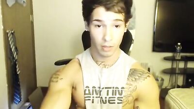 Muscle Bro Cum Show: Webcam Frat Guys Reveal Their Bodies