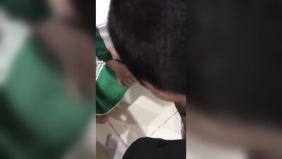 Young Latino Sucks Black Dicks in Stall 2: The Sequel (38 chars)