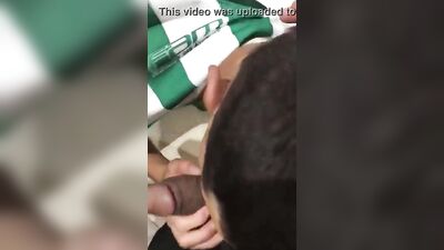 Young Latino Sucks Black Dicks in Stall 2: The Sequel (38 chars)