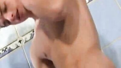 2 Hot Boys Taking A Shower: Bareback Fun in the Showers!