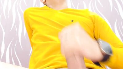 Yellow Cap Twink Eat His Cum