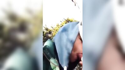 Twink sucking his friend dick in the park