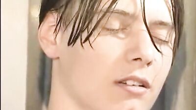 Gay Porn - Boys 2 on 1 in Shower - Gay Male Group Action