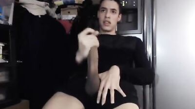 Brazilian Teen with Huge Dick Reveals His Secret on Camera!