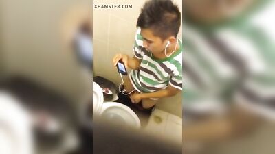 Asian Teen Exposed: Secret Toilet Masturbation - Spy Cam!