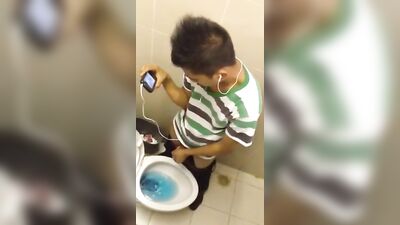 Asian Teen Exposed: Secret Toilet Masturbation - Spy Cam!