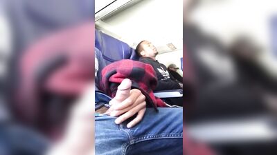 Aeroplane Risky Wank - Hardcore Gay Porn Adventure