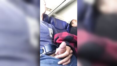 Aeroplane Risky Wank - Hardcore Gay Porn Adventure