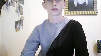 Gay Web-Cam Amateur Solo with Hard Dick - Lucas New Show!