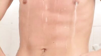 GayPornBuddiesInTheShower - RoommateJoinsMe