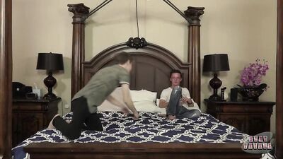 Bed Boys Bang! - Gay Porn Video with Andrew and James