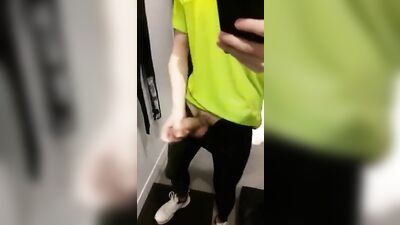 Changing Room Tease: Young Studs Explore Their Sexuality