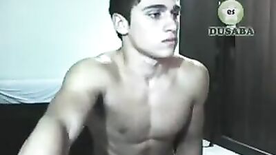 Brazilian Hunk Webcam Cum Shots: Steamy Solo Action!