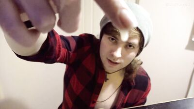 Sk8er Boy Cumshot Revenge: Saggy Ass and Epic Fail!