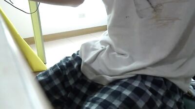 After School Pre Cum and Cumming - Exploring the Big Cocks in the Back Alley!