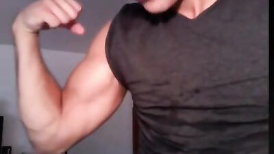 Sweaty Boy Cum Shots Muscle Handjob