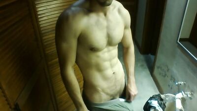 Gay Porn Condom Jerk Off - Bathroom Cum Shots Solo Web-Cam