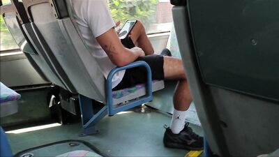 Sexy israeli boy bus ride