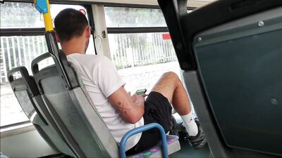 Sexy israeli boy bus ride