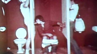Granddads Porn: Old-Timers Day Bathroom Encounters - 1973!