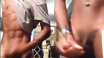 Black Bros Masturbating on Cam Take 2: Cum Shots Galore!