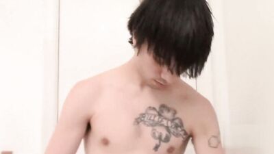 Gay Classmate Working on His Fat Cock