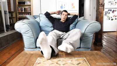 Dirty Socks Fetish JO Cum Shots - Axel Ducharme Feet Gay Porn Video