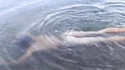 Swim naked by the lake - Gay Outdoor Sex Escapade