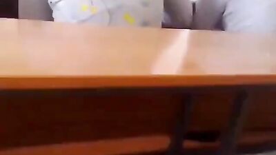 Jo in the Classroom: Cum Shots, Handjobs and Solo Action!