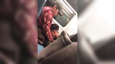Gay Train Sucking Adventure - Amateur Voyeur Web-Cam