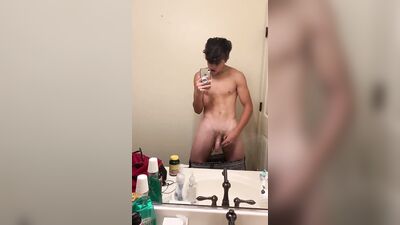 Mirror Magic: The Ultimate Solo Teen Handjob Showcase