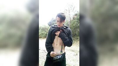 Public Outdoor Wanking Cum - Cum Shots in the Open Air