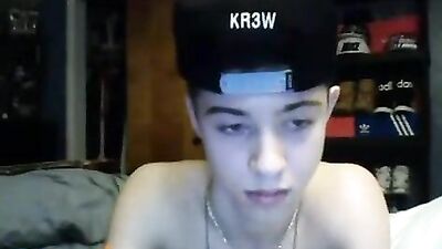 Cum Shots Solo Web-Cam - Cute Teen Boy Jerks Off on Cam Revamped!