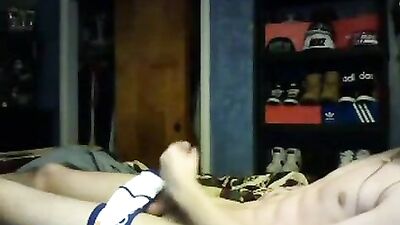 Cum Shots Solo Web-Cam - Cute Teen Boy Jerks Off on Cam Revamped!