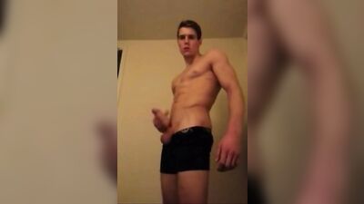 Jerking with the Muscular Guy