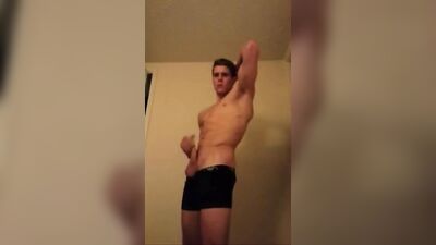 Jerking with the Muscular Guy