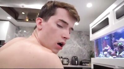 Step Sons Cum Shots Delight - In The Kitchen With Dad