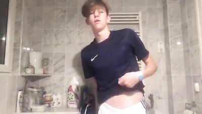 Hot Shower Bathroom Shenanigans: Cum and Handjobs Galore!